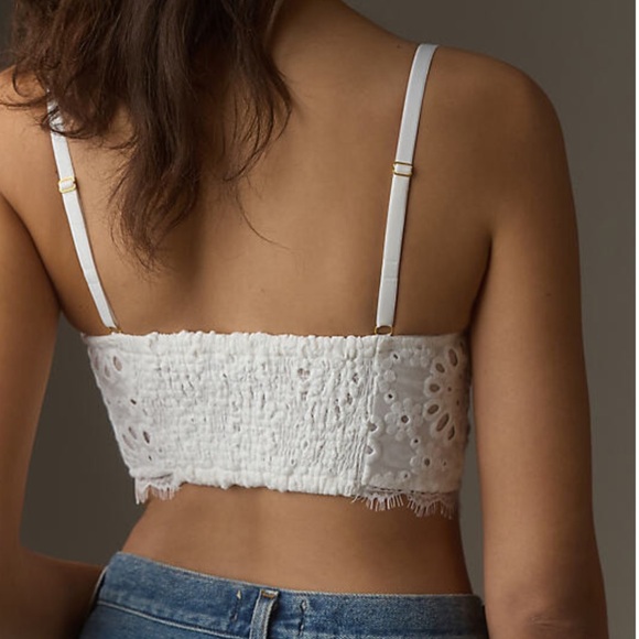 NWOT Anthropologie The Giselle Lace Bustier - Eyelet Edition size XS - Picture 3 of 11
